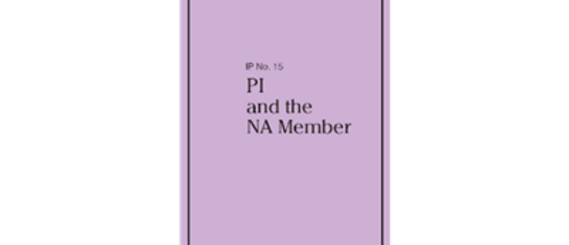 IP #15 PI & THE NA MEMBER